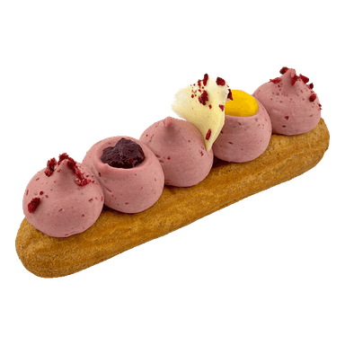 Poza cu Ecler cu mango și zmeură